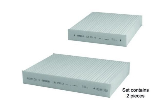 Filter, interior air LA 191/S Mahle, Image 3
