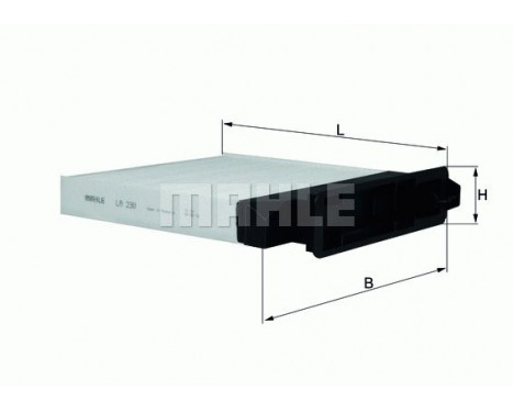 Filter, interior air LA 230 Mahle