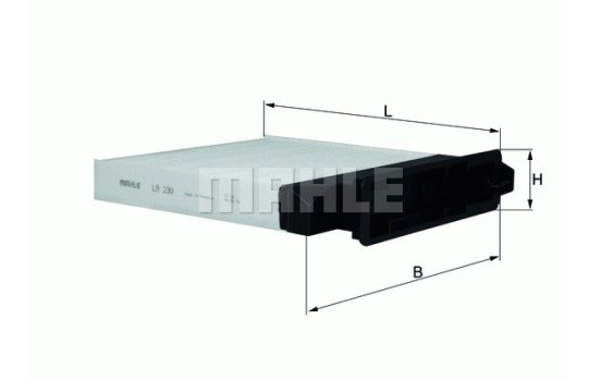 Filter, interior air LA 230 Mahle