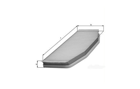 Filter, interior air LA 26 Mahle