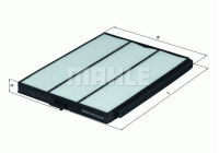Filter, interior air LA 265 Mahle