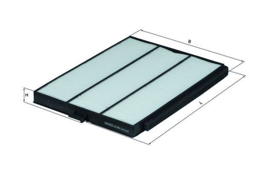 Filter, interior air LA 265 Mahle, Image 2