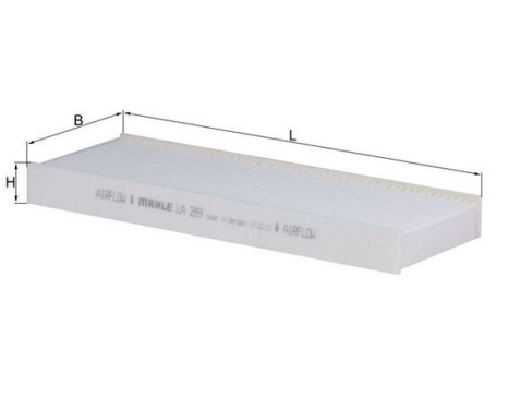 Filter, interior air LA 289 Mahle, Image 2