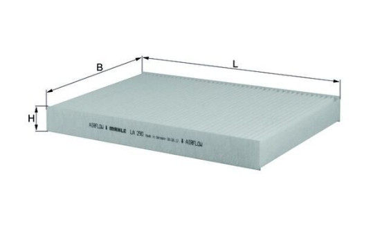 Filter, interior air LA 290 Mahle, Image 2