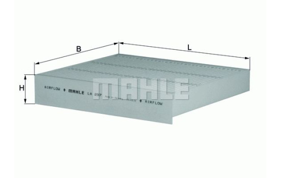 Filter, interior air LA 297 Mahle