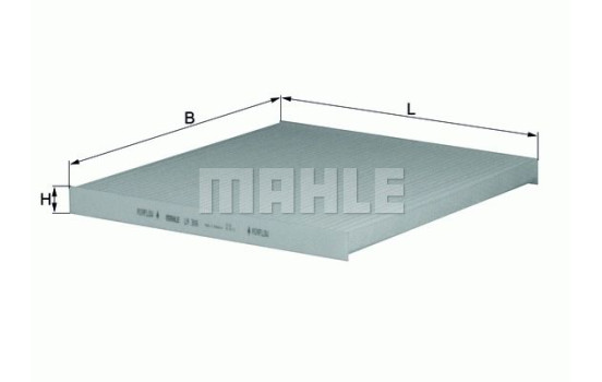 Filter, interior air LA 306 Mahle
