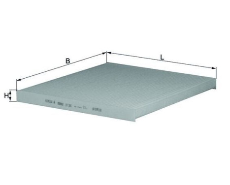 Filter, interior air LA 306 Mahle, Image 2