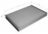 Filter, interior air LA 307 Mahle