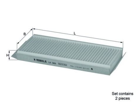 Filter, interior air LA 349/S Mahle