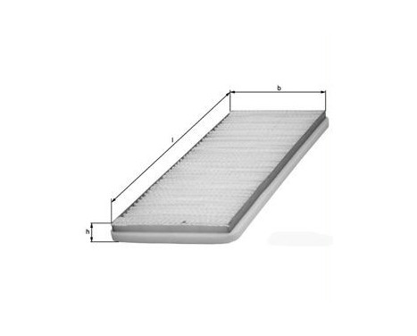 Filter, interior air LA 38 Mahle