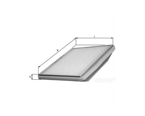 Filter, interior air LA 39 Mahle