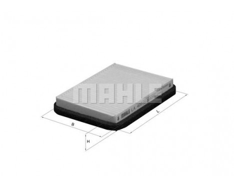 Filter, interior air LA 400 Mahle