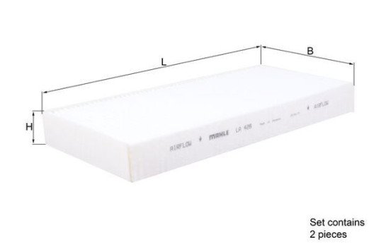 Filter, interior air LA 426/S Mahle