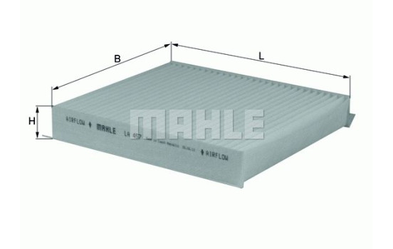 Filter, interior air LA 457 Mahle