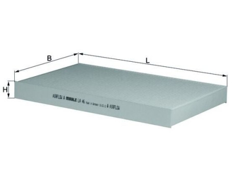 Filter, interior air LA 46 Mahle, Image 2