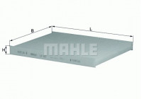 Filter, interior air LA 463 Mahle