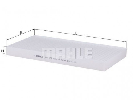 Filter, interior air LA 473 Mahle, Image 2