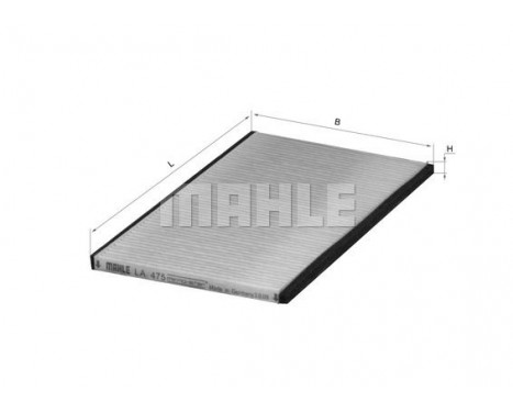 Filter, interior air LA 475 Mahle