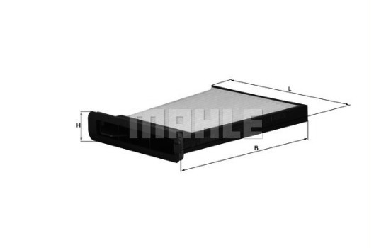 Filter, interior air LA 480 Mahle