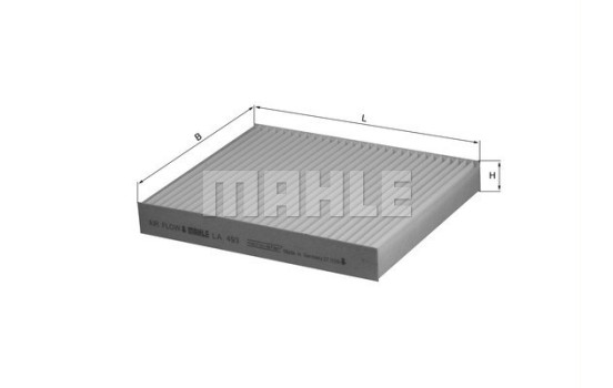 Filter, interior air LA 493 Mahle