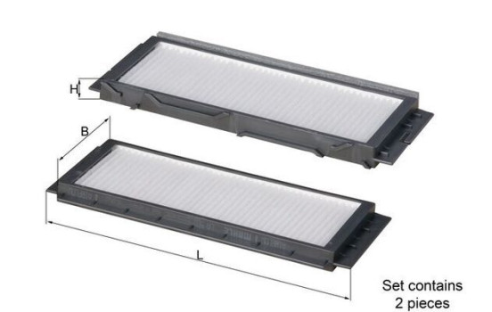 Filter, interior air LA 501/S Mahle