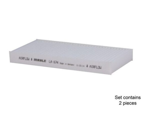 Filter, interior air LA 674/S Mahle, Image 2