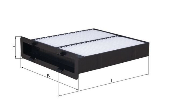 Filter, interior air LA 682 Mahle