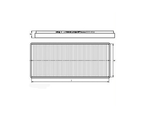Filter, interior air LA 74 Mahle