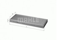 Filter, interior air LA 77 Mahle