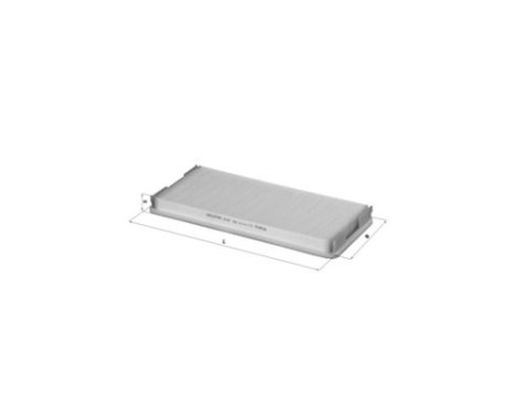 Filter, interior air LA 83 Mahle, Image 2