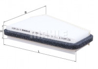 Filter, interior air LA 854 Mahle
