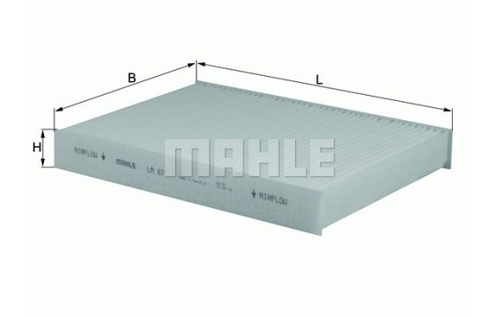 Filter, interior air LA 87 Mahle
