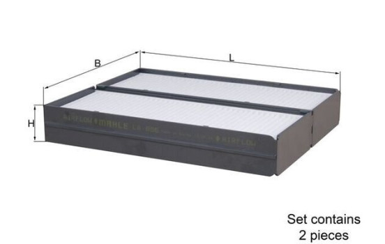 Filter, interior air LA 896/S Mahle