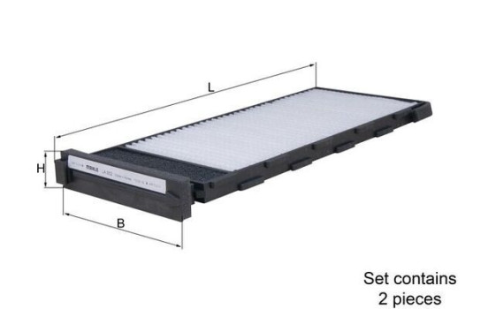Filter, interior air LA 932/S Mahle