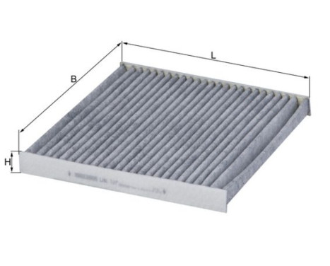 Filter, interior air LAK 107 Mahle, Image 2