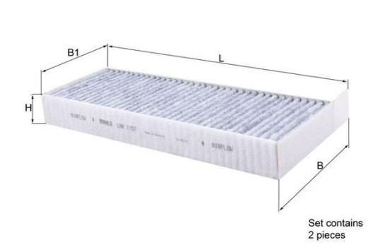 Filter, interior air LAK 1157/S Mahle