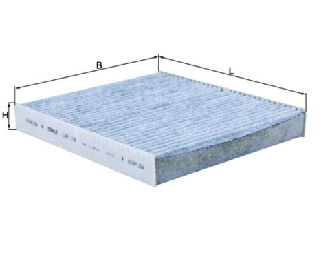 Filter, interior air LAK 119 Mahle