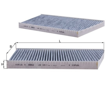 Filter, interior air LAK 129/1 Mahle