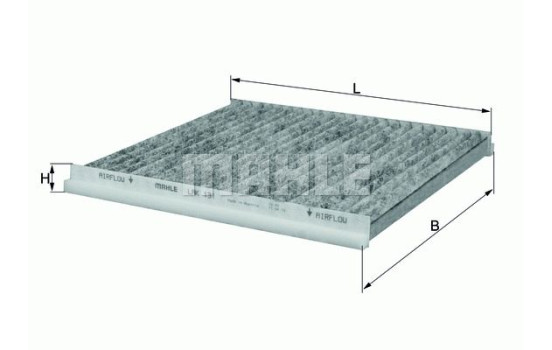 Filter, interior air LAK 131 Mahle