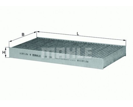 Filter, interior air LAK 152 Mahle