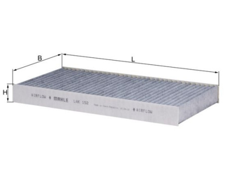 Filter, interior air LAK 152 Mahle, Image 2