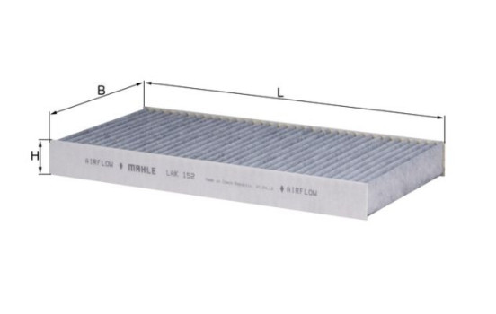 Filter, interior air LAK 152 Mahle, Image 2