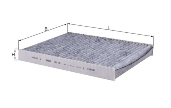 Filter, interior air LAK 182 Mahle, Image 2