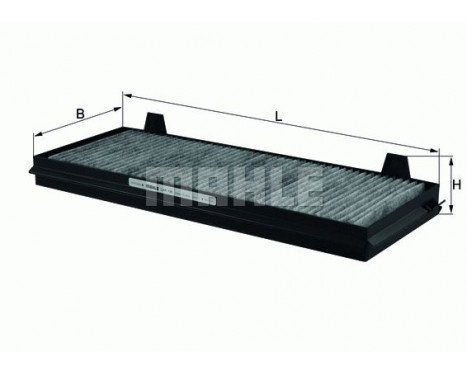 Filter, interior air LAK 196 Mahle, Image 2