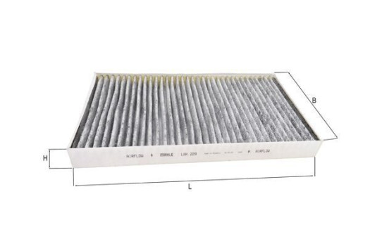 Filter, interior air LAK 229 Mahle, Image 3