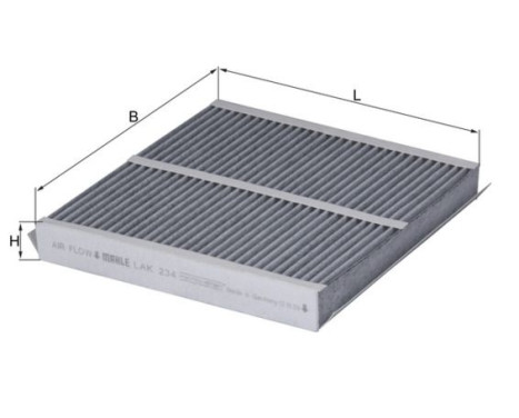 Filter, interior air LAK 234 Mahle, Image 2