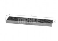 Filter, interior air LAK 242 Mahle