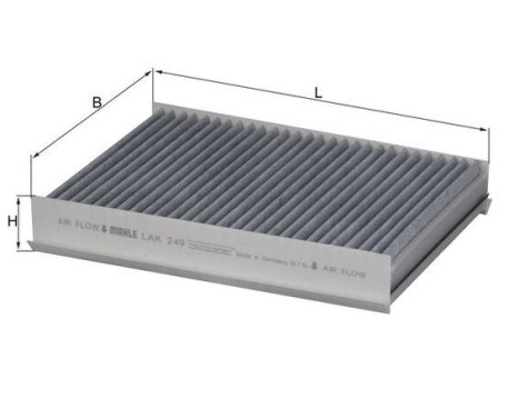 Filter, interior air LAK 249 Mahle, Image 2