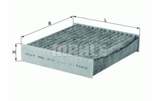 Filter, interior air LAK 251 Mahle