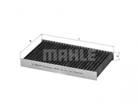 Filter, interior air LAK 280 Mahle